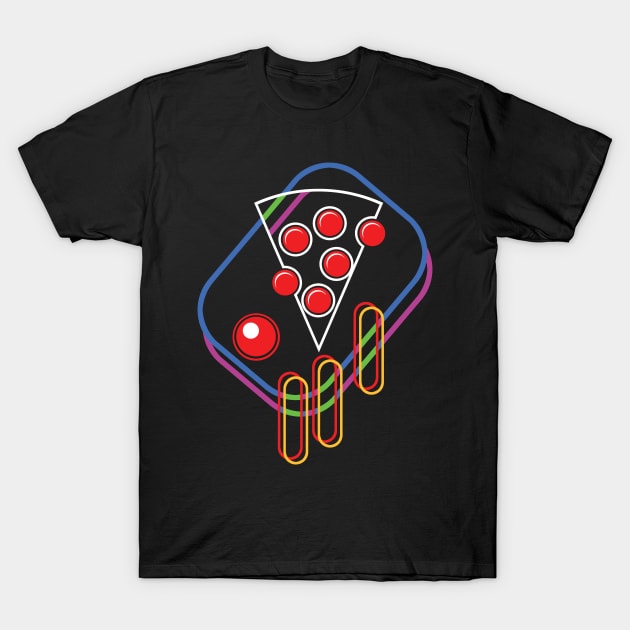 Pizza & Video Games T-Shirt by ZeroMayhem